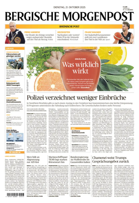 Cover of Bergische Morgenpost Wermelskirchen/Hückeswagen/Radevormwald