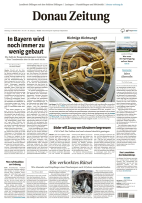 Cover of Donau Zeitung