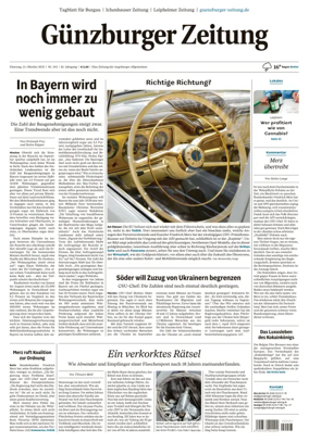 Cover of Guenzburger Zeitung