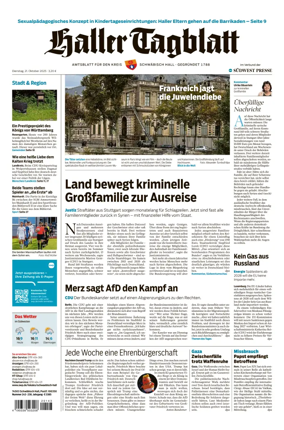 Cover of Haller Tagblatt