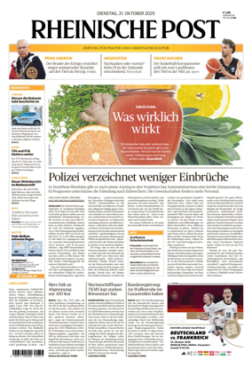 Cover of Rheinische Post Duesseldorf Meerbusch