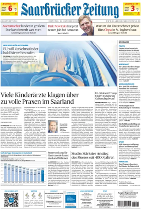 Cover of Saarbruecker Zeitung