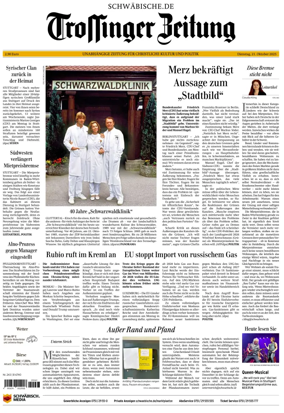 Cover of Trossinger Zeitung
