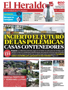 Cover of Diario El Heraldo