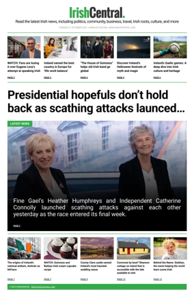 Cover of Irish Central