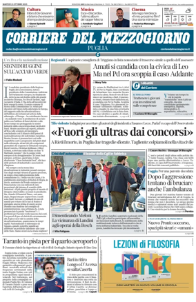 Cover of Corriere del Mezzogiorno (Puglia)