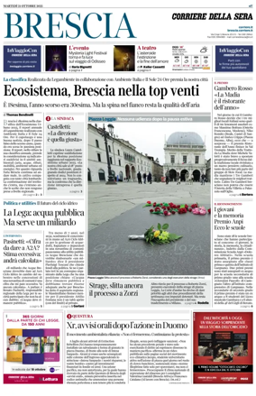 Cover of Corriere della Sera (Brescia)