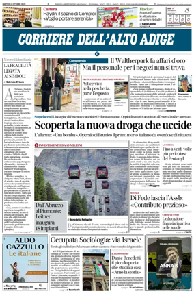 Cover of Corriere dell'Alto Adige
