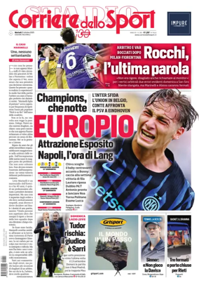Cover of Corriere dello Sport