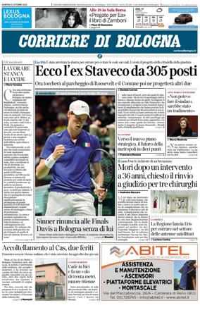 Cover of Corriere di Bologna