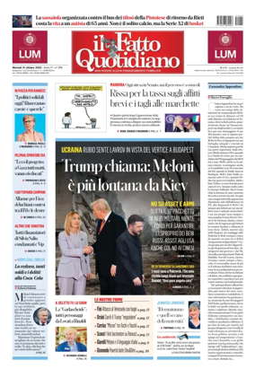 Cover of Il Fatto Quotidiano