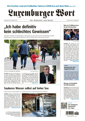 Cover of Luxemburger Wort