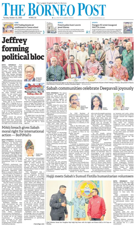 Cover of The Borneo Post (Sabah)