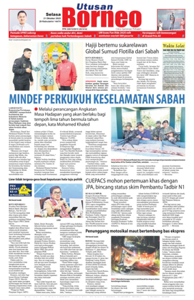 Cover of Utusan Borneo (Sabah)