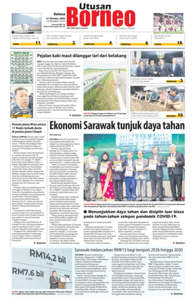Cover of Utusan Borneo (Sarawak)
