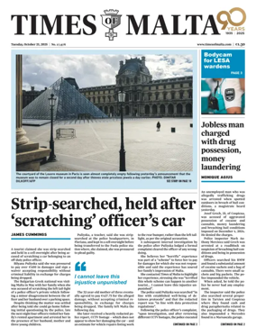 Cover of Times of Malta