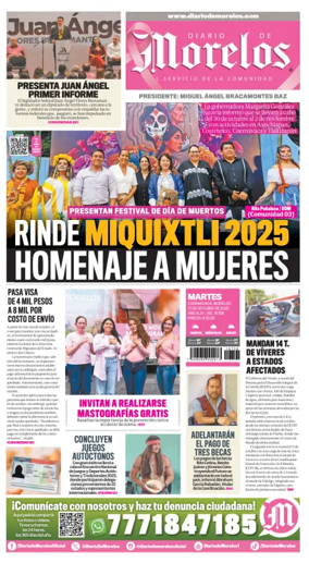 Cover of Diario de Morelos
