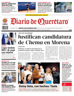 Cover of Diario de Queretaro