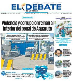 Cover of El Debate de Culiacán