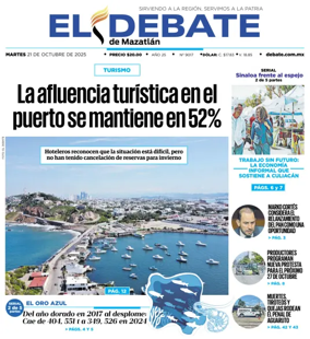 Cover of El Debate de Mazatlan