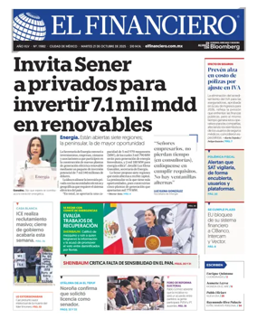 Cover of El Financiero