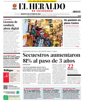 Cover of El Heraldo de Chihuahua