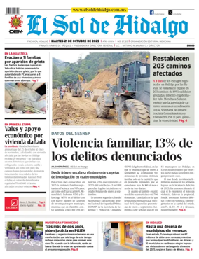Cover of El Sol de Hidalgo
