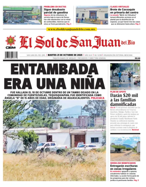 Cover of El Sol de San Juan del Río
