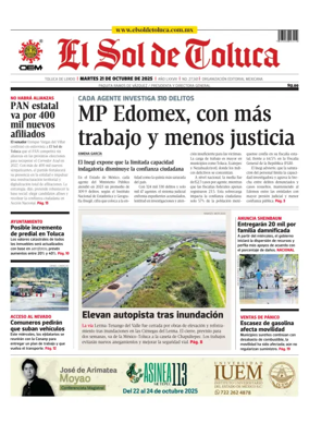 Cover of El Sol de Toluca