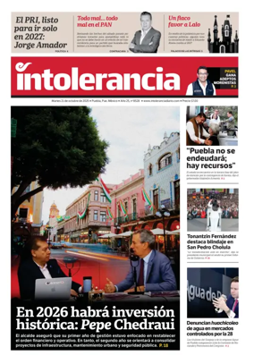 Cover of Intolerancia Diario