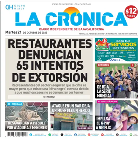 Cover of La Crónica