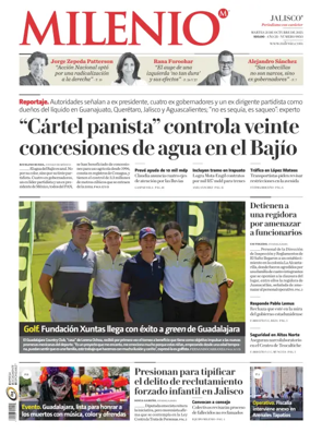 Cover of Milenio Jalisco