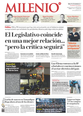 Cover of Milenio Monterrey