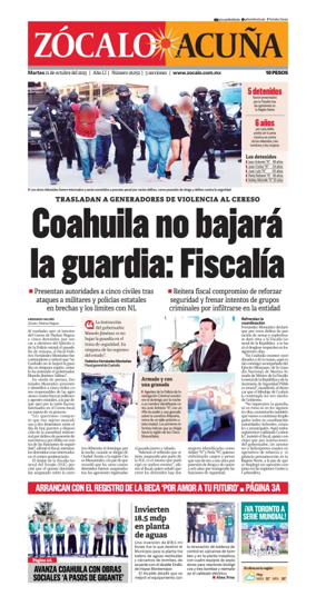 Cover of Zócalo Acuña