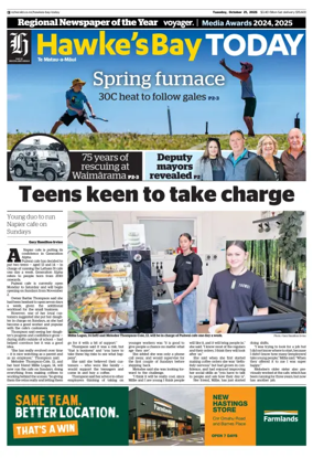Cover of Hawke's Bay Today