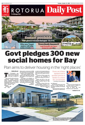 Cover of Rotorua Daily Post