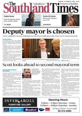 Cover of The Southland Times