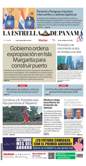 Cover of La Estrella de Panama