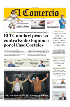 Cover of Diario El Comercio