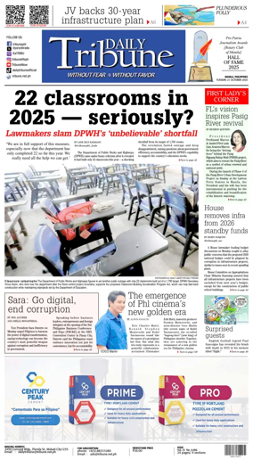 Cover of Daily Tribune (Philippines)