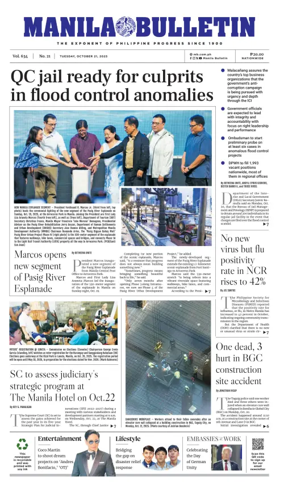 Cover of Manila Bulletin
