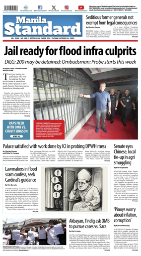 Cover of Manila Standard