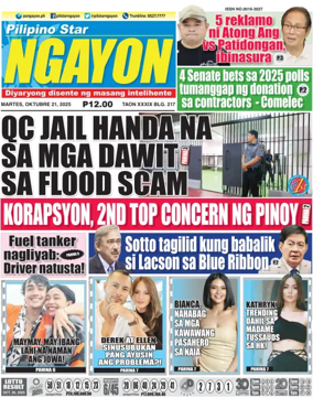 Cover of Pilipino Star Ngayon