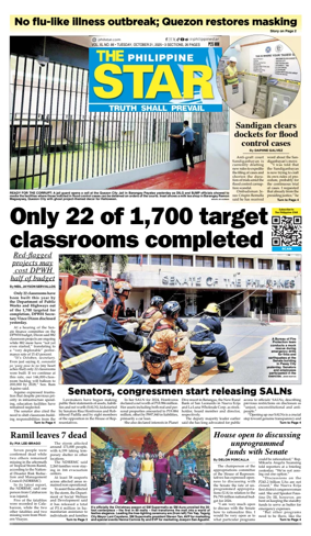 Cover of The Philippine Star