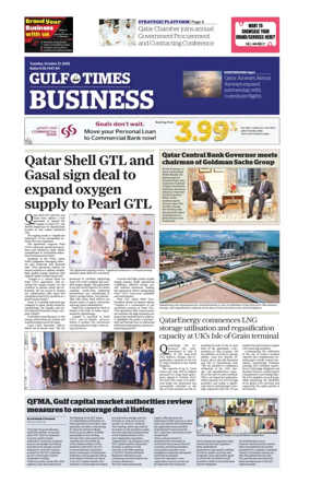 Cover of Gulf Times Business