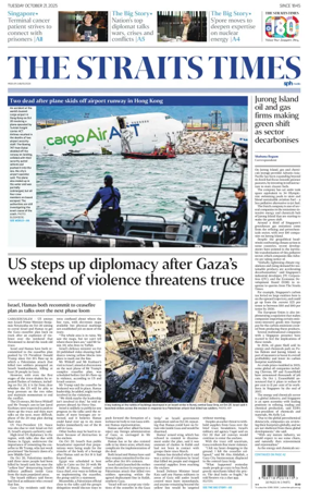 Cover of The Straits Times