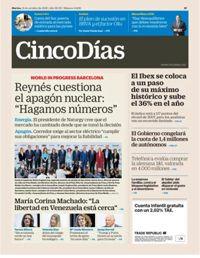 Cover of Cinco Días
