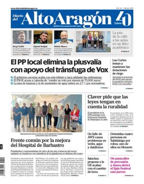 Cover of Diario del Alto Aragón