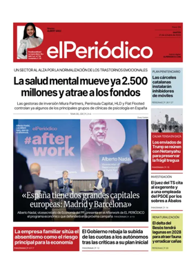 Cover of El Periódico de Catalunya (Castellano)