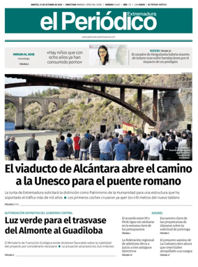 Cover of El Periódico Extremadura